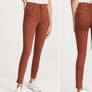 Veronica Beard size 31 Maera High Rise skinny jeans in “cinnamon”